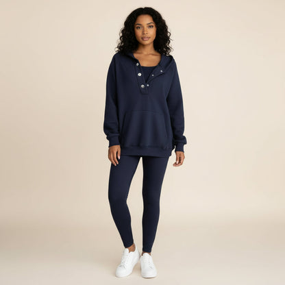 Cozy Women's Hoodie Sweat Suit - VibreMode