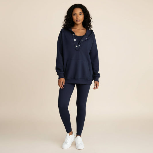 Cozy Women's Hoodie Sweat Suit - VibreMode