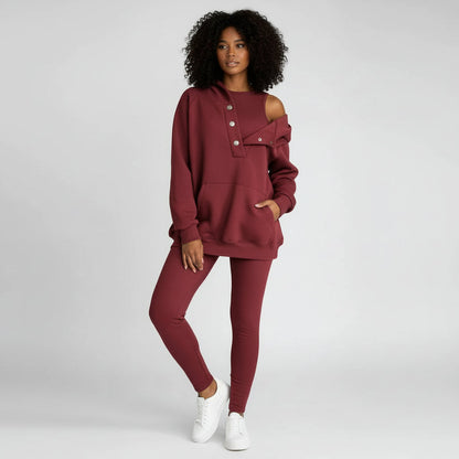 Cozy Women's Hoodie Sweat Suit