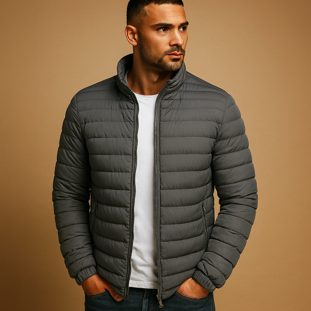 Lightweight Mens Padded Summer Jacket - VibreMode
