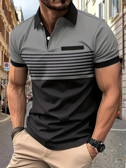 Men's Polo Shirt Cotton Casual Comfortable