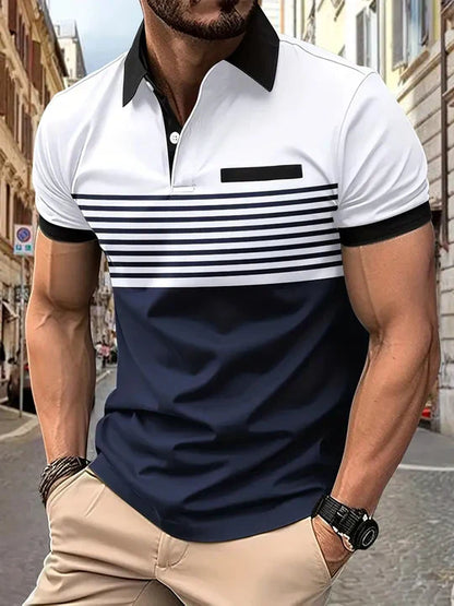 Men's Polo Shirt Cotton Casual Comfortable