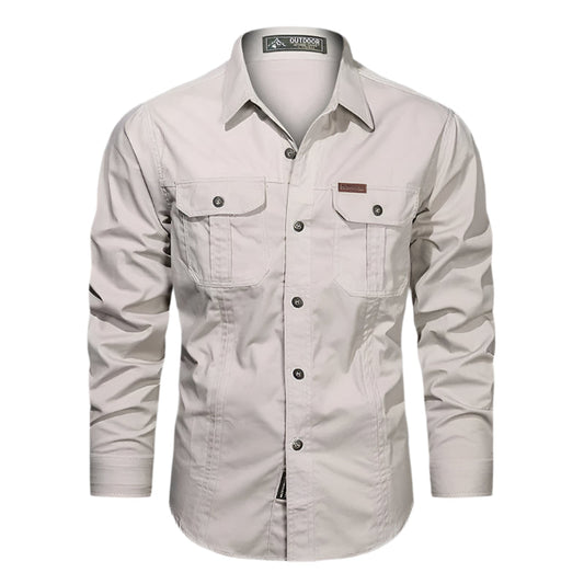 Men's Button-Down Casual Shirt - VibreMode