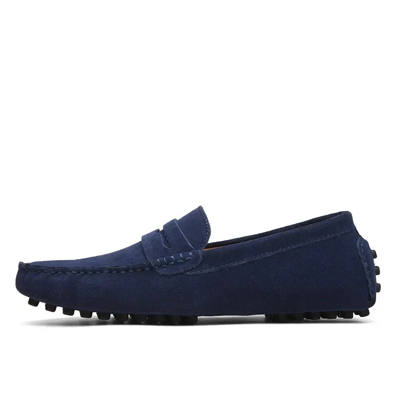 Men's Suede Loafers Italian Style