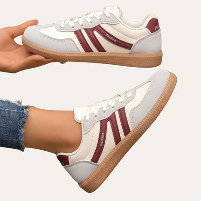 Women's Faux Leather Sneakers Comfortable Stylish