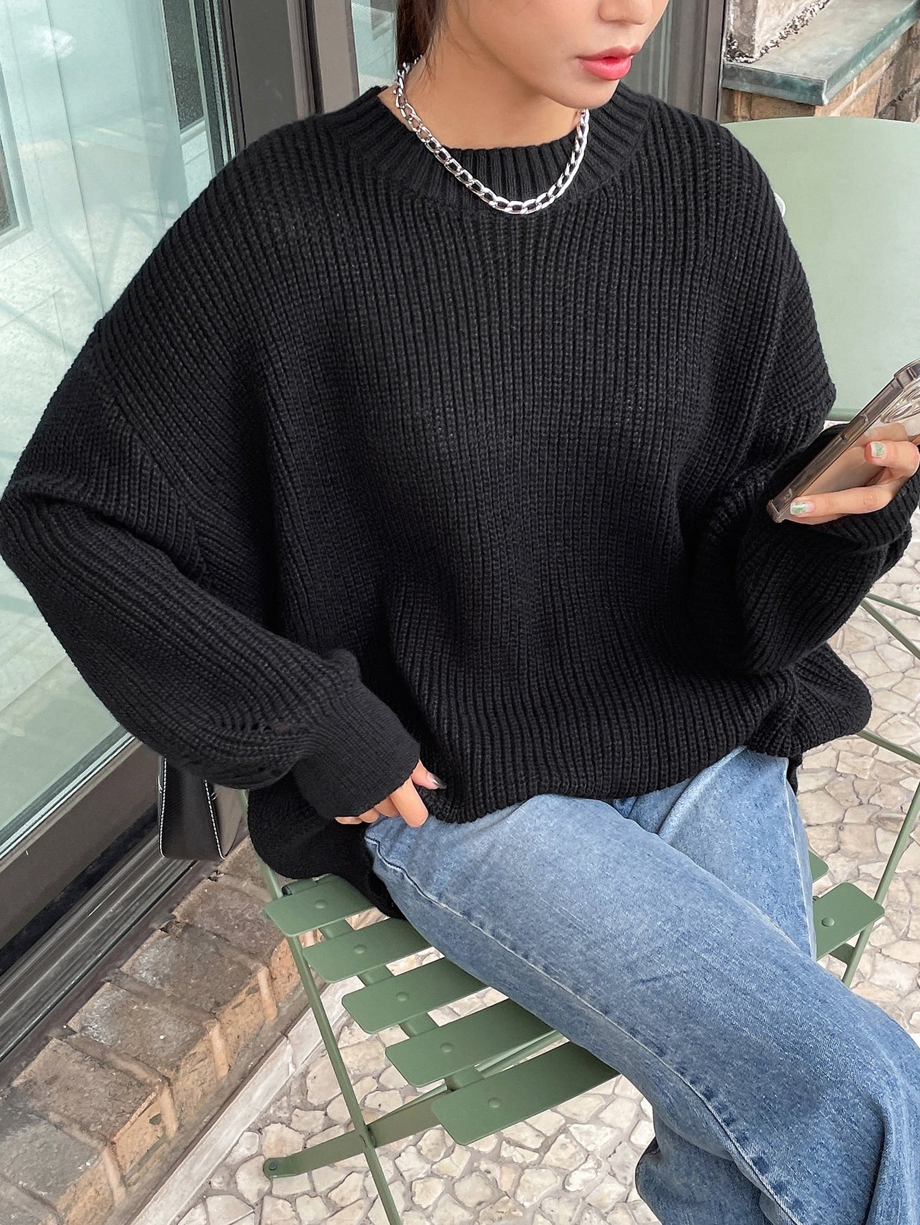 Image of Rebecca | Women's Oversized Knit Sweater