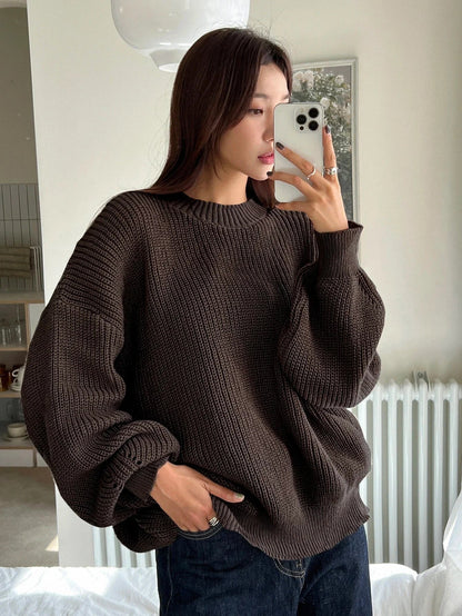 Rebecca Women's Oversized Knit Sweater - VibreMode