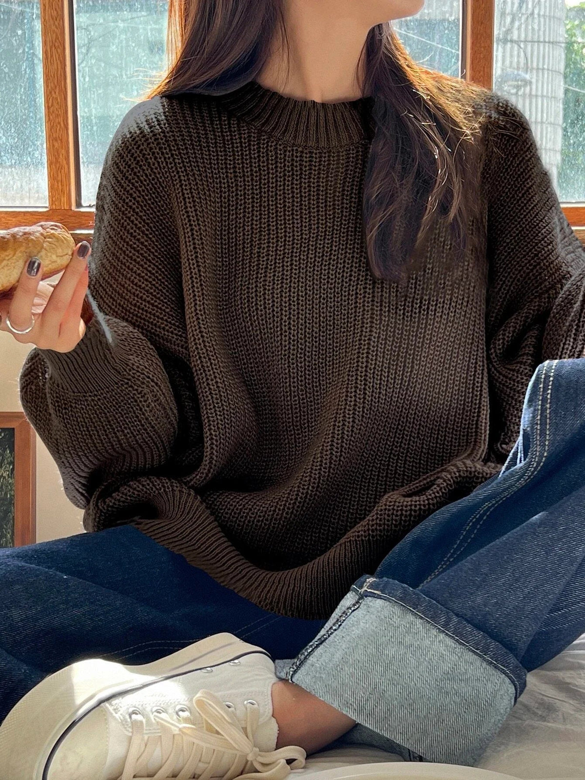Image of Rebecca | Women's Oversized Knit Sweater