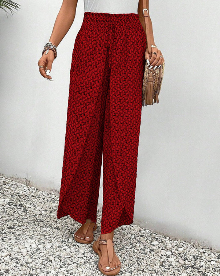 Vera Women's Relaxed Fit Wide Leg Trousers