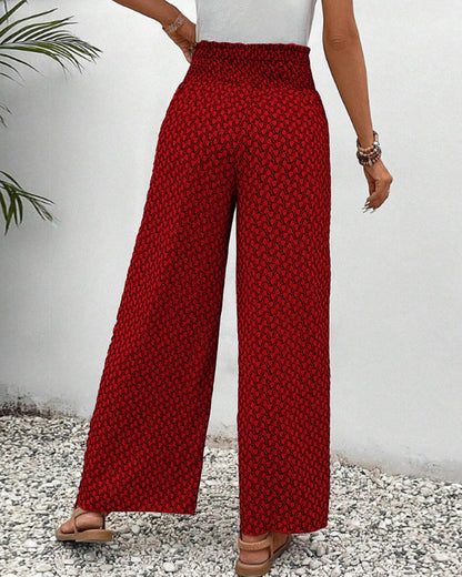 Women's Pull-On Trousers Elastic Waistband