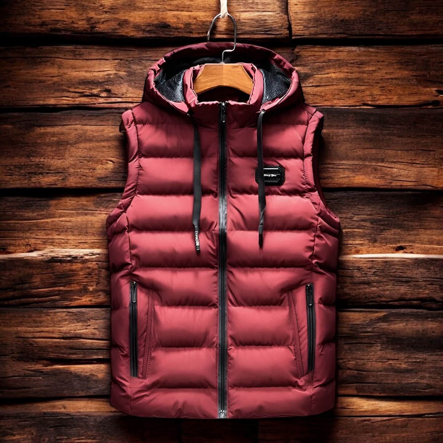 Waterproof Hooded Puffer Vest