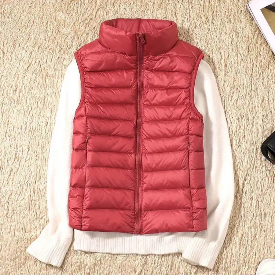 Women's Windbreaker Body Warmer Zip Front
