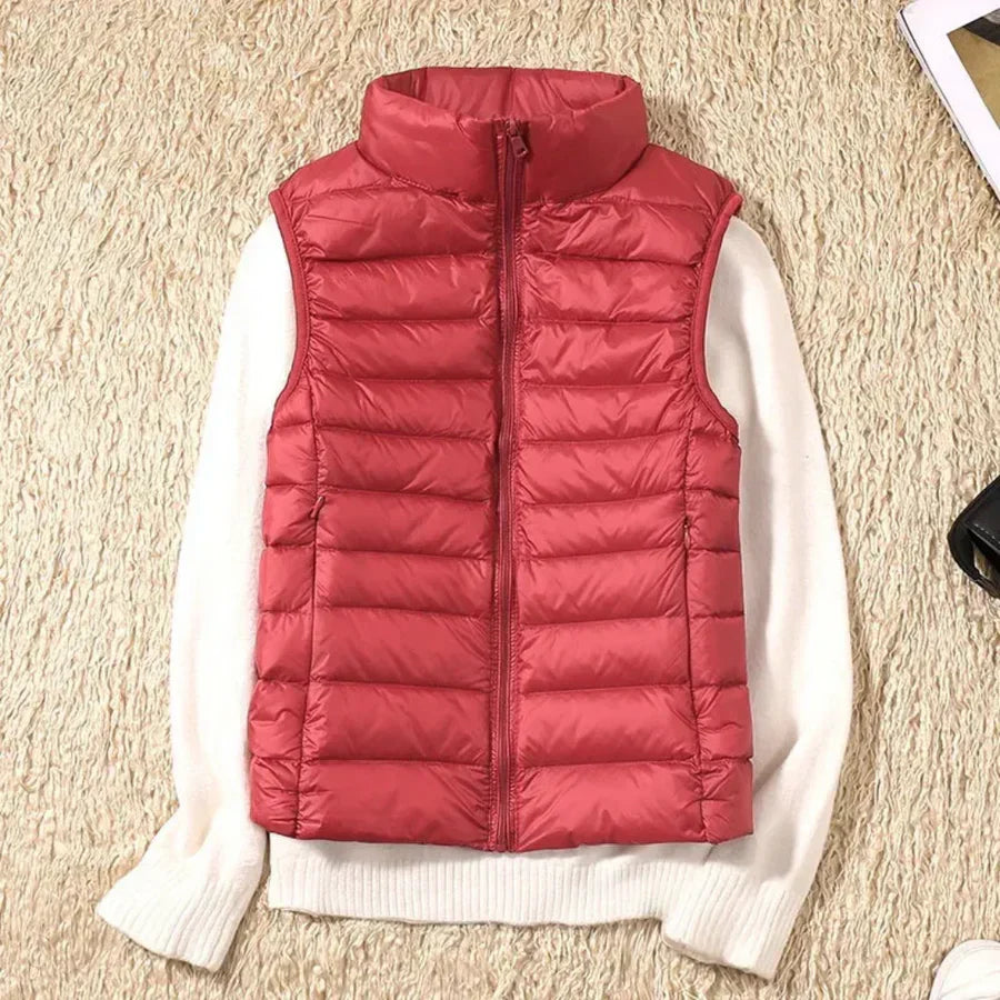 Women's Windbreaker Bodywarmer Zip Front