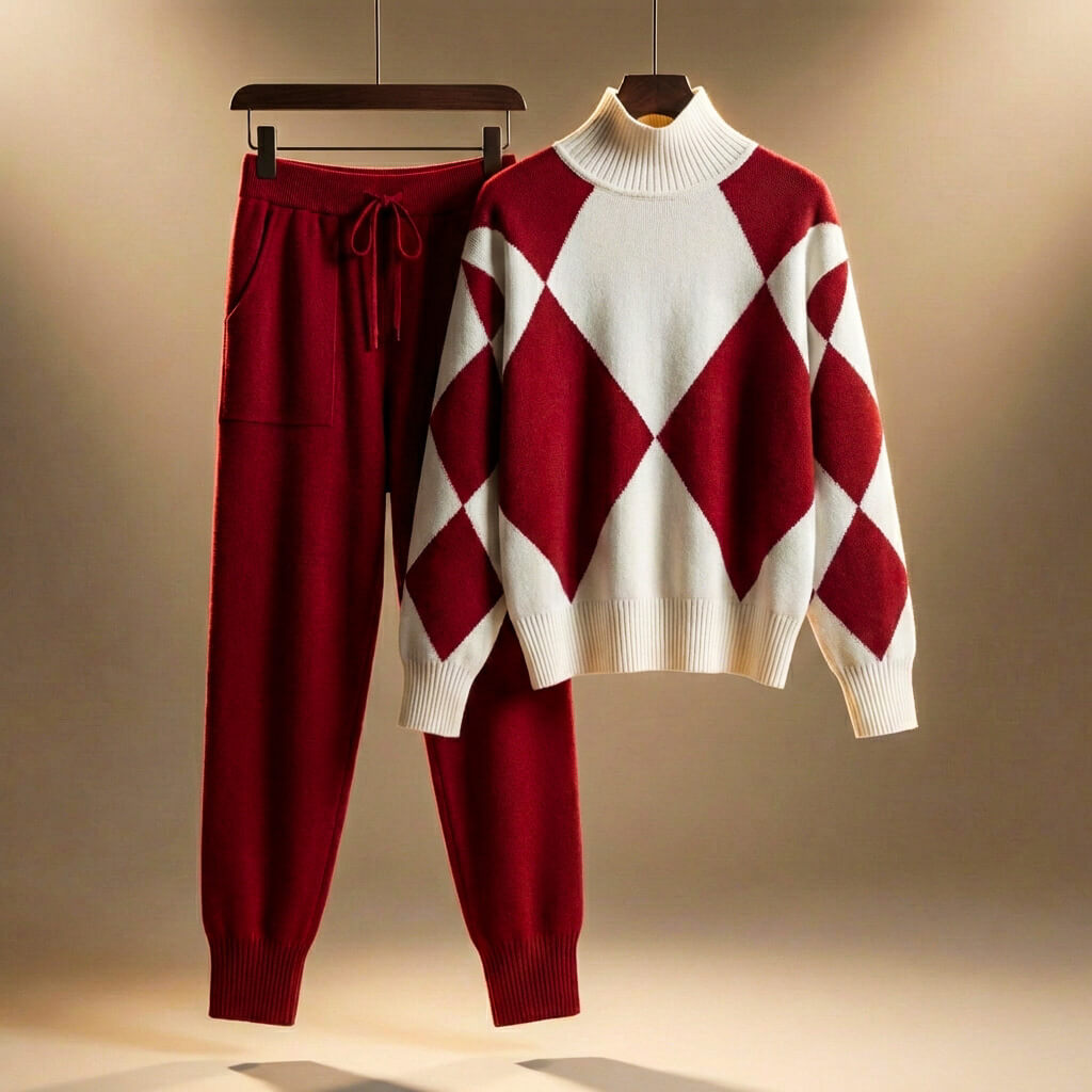 Luxurious Pure Wool Clothing Set
