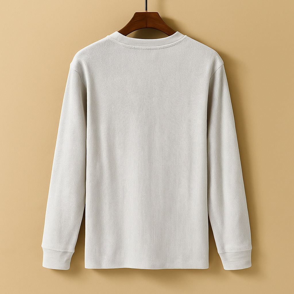 Relaxed fit long sleeve casual shirt for men with a comfortable loose design, perfect for everyday outfits, casual occasions, and weekend wear.