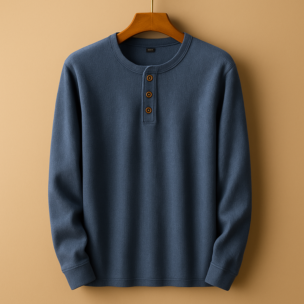 Relaxed fit long sleeve casual shirt for men with a comfortable loose design, perfect for everyday outfits, casual occasions, and weekend wear.