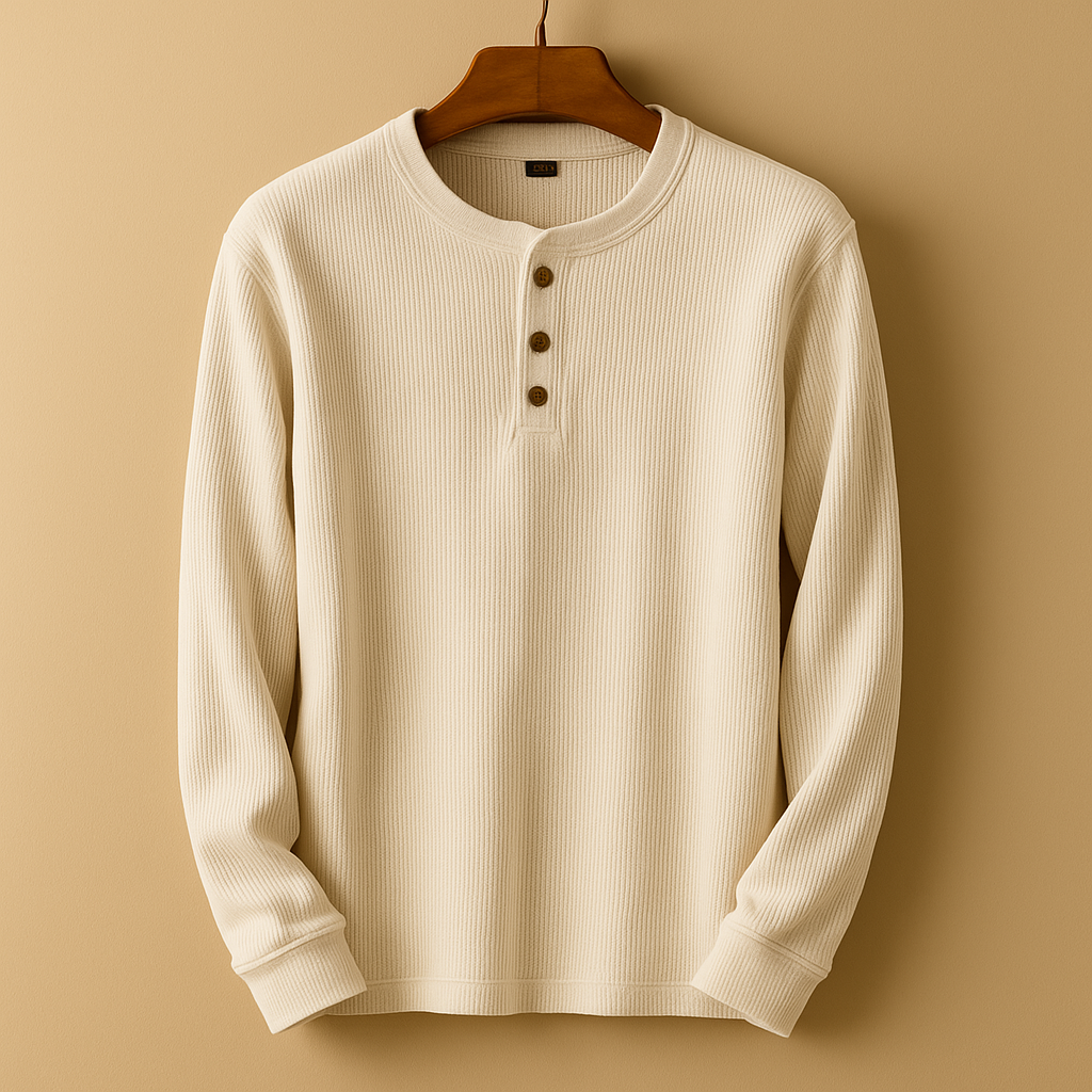 Relaxed fit long sleeve casual shirt for men with a comfortable loose design, perfect for everyday outfits, casual occasions, and weekend wear.
