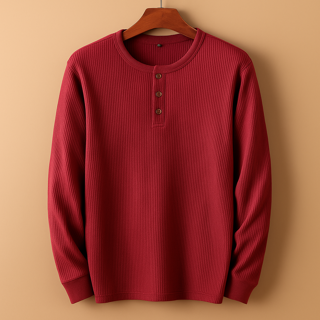 Relaxed fit long sleeve casual shirt for men with a comfortable loose design, perfect for everyday outfits, casual occasions, and weekend wear.