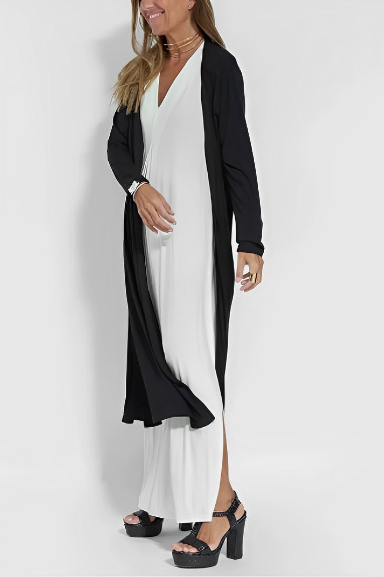 Women's V-Neck Maxi Dress Summer Elegant