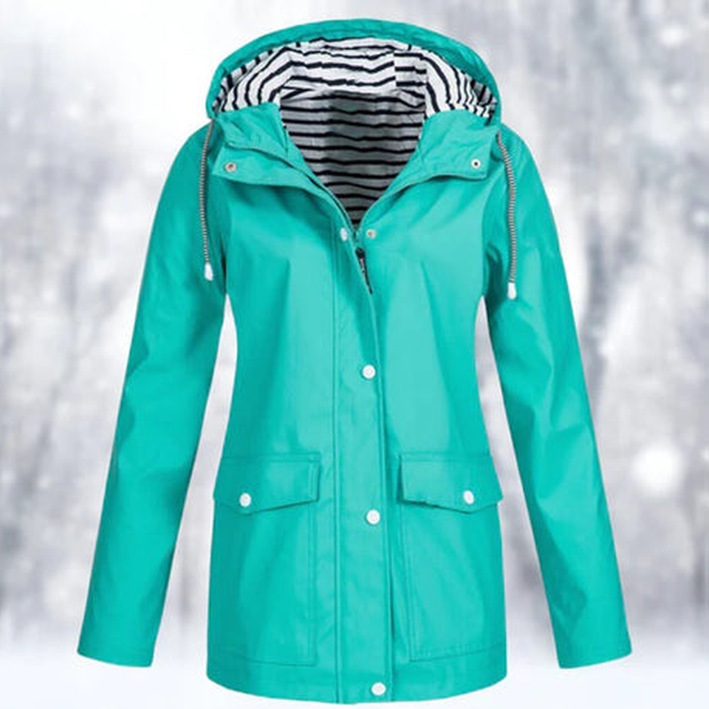 Women's Waterproof Windbreaker Jacket
