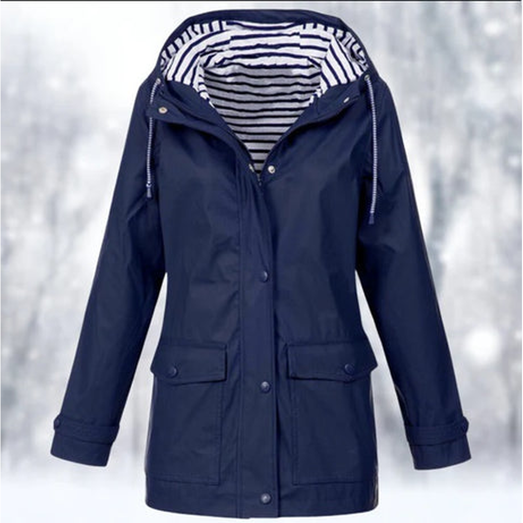 Women's Waterproof Windbreaker Jacket
