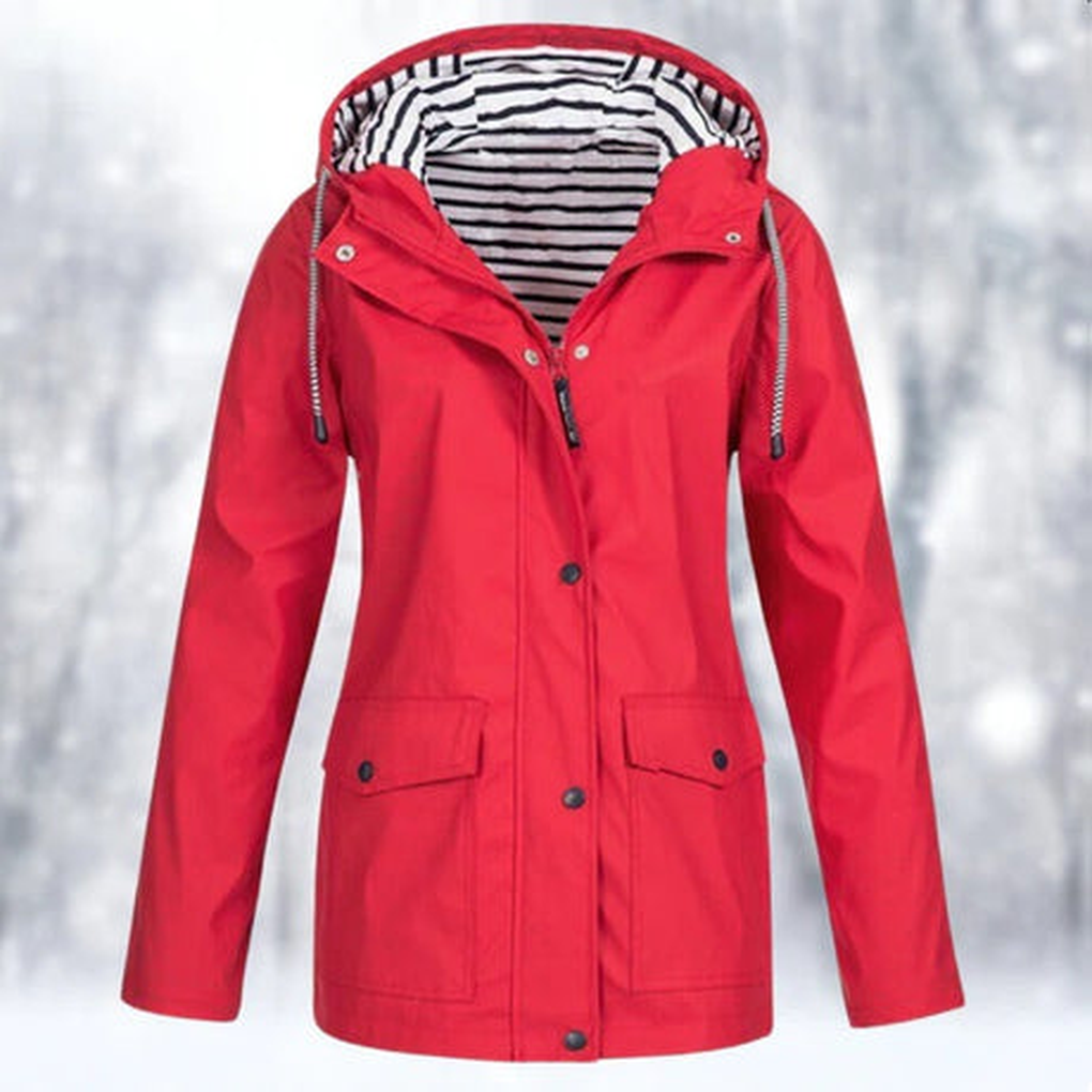 Women's Waterproof Windbreaker Jacket