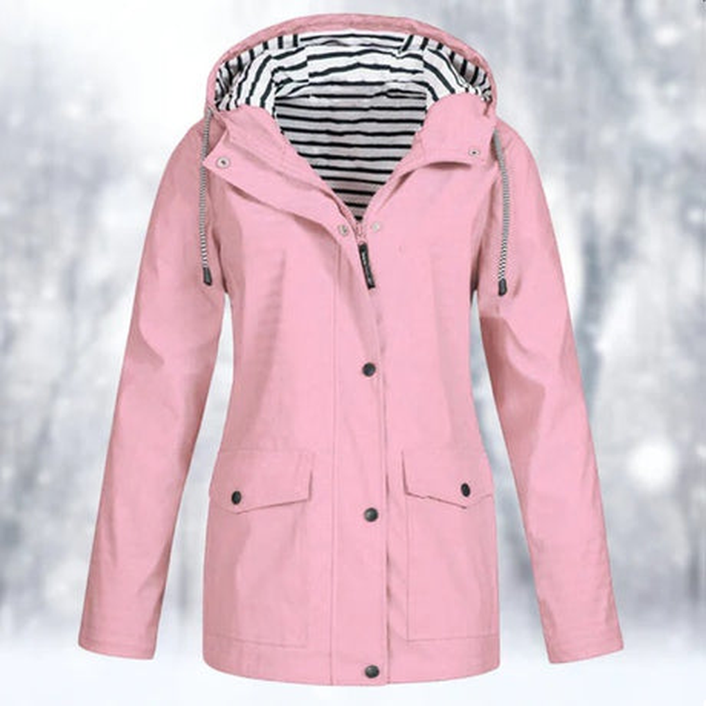 Women's Waterproof Windbreaker Jacket - VibreMode
