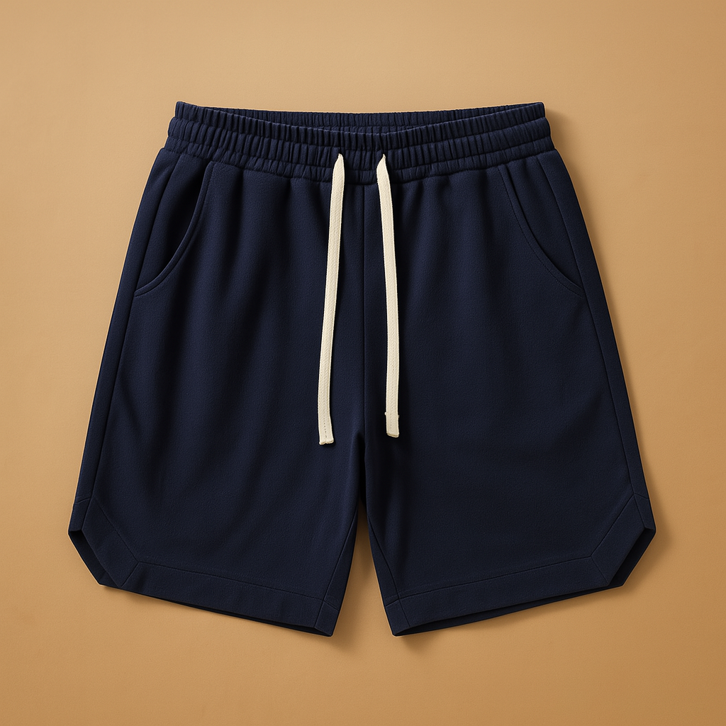 Men’s retro sport shorts with elastic waistband, designed for sports, outdoor activities, and casual summer wear.