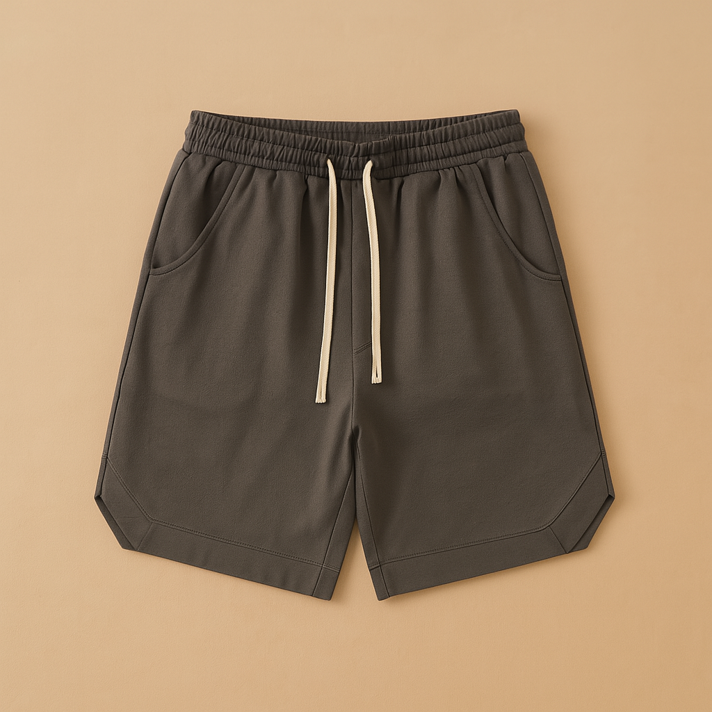 Men’s retro sport shorts with elastic waistband, designed for sports, outdoor activities, and casual summer wear.