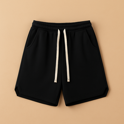 Men’s retro sport shorts with elastic waistband, designed for sports, outdoor activities, and casual summer wear.