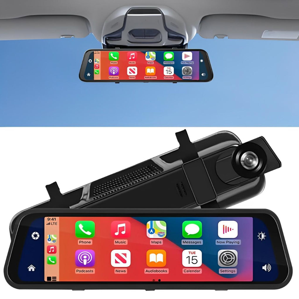 Rear View Mirror Dash Cam With Carplay - VibreMode