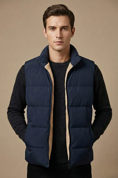 Rex Men's Quilted Puffer Vest - VibreMode