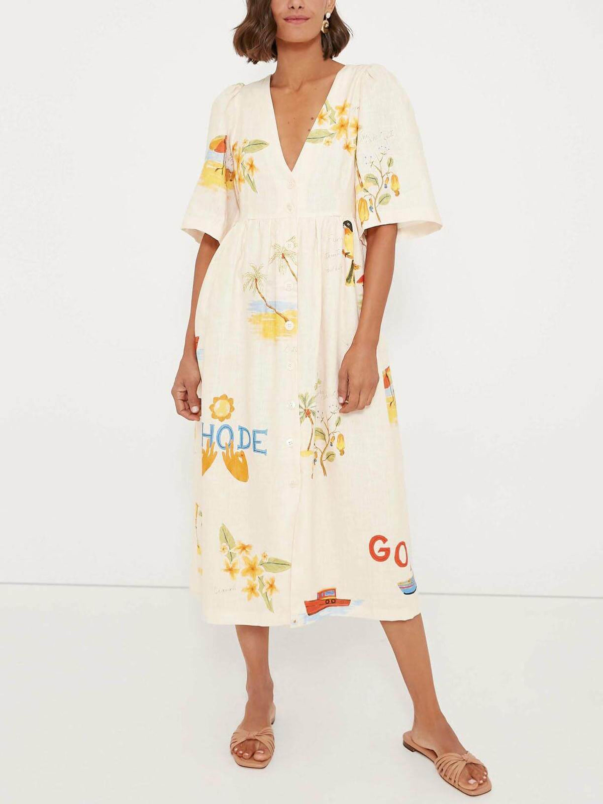 Elegant Casual Knee Length Dress