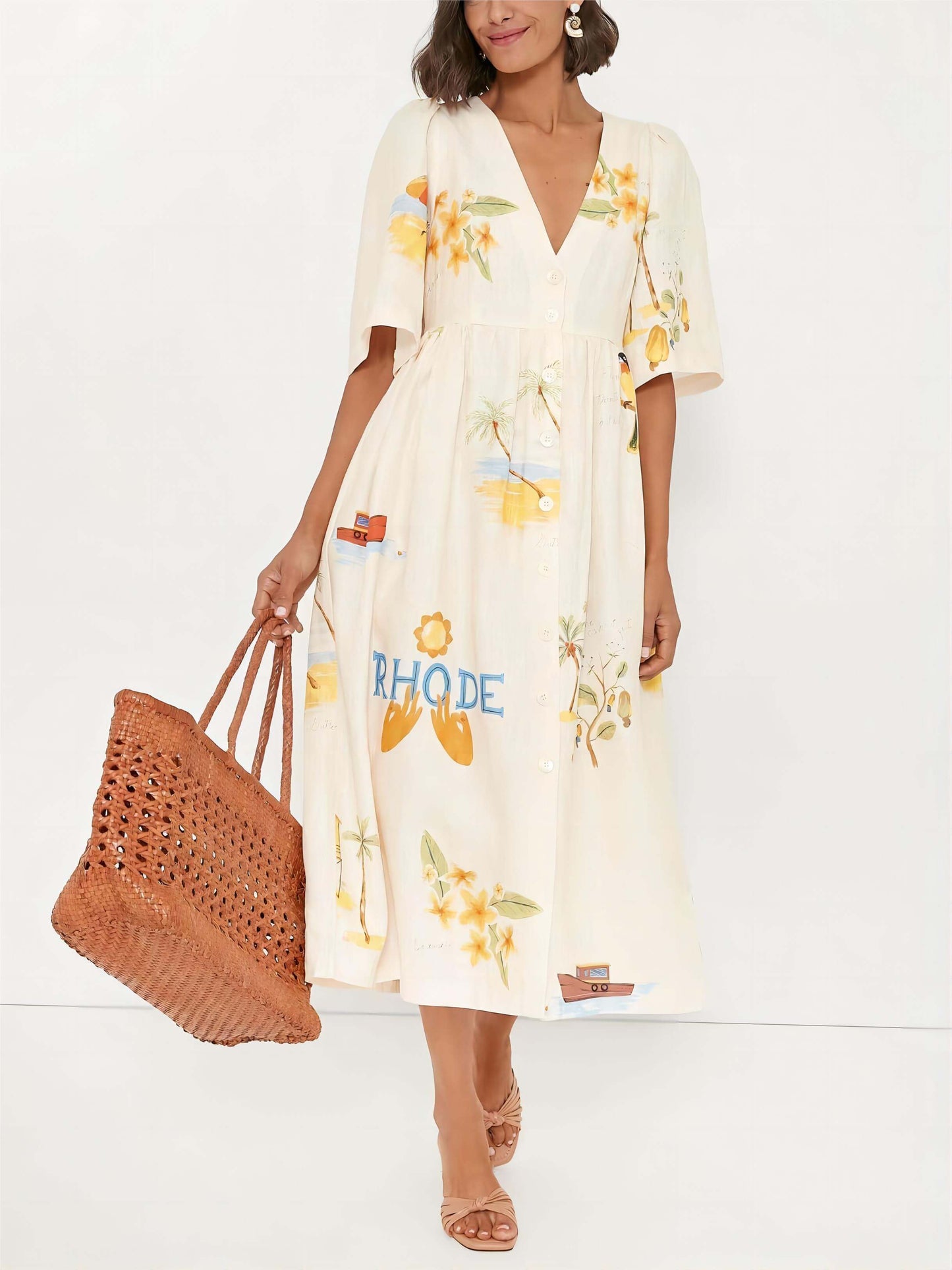 Elegant Casual Knee Length Dress