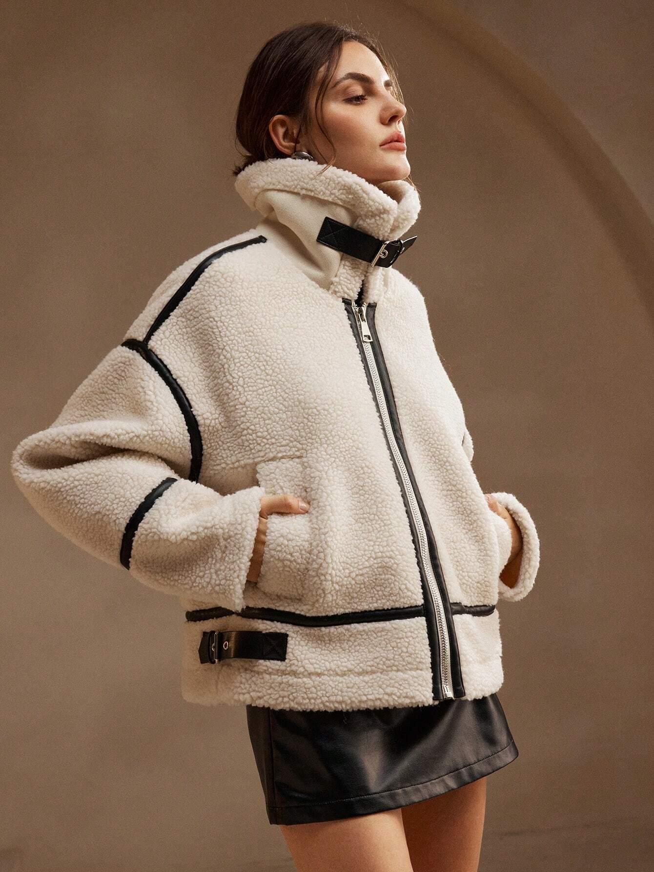 Image of Rhonda | Women's Oversized Sherpa Jacket