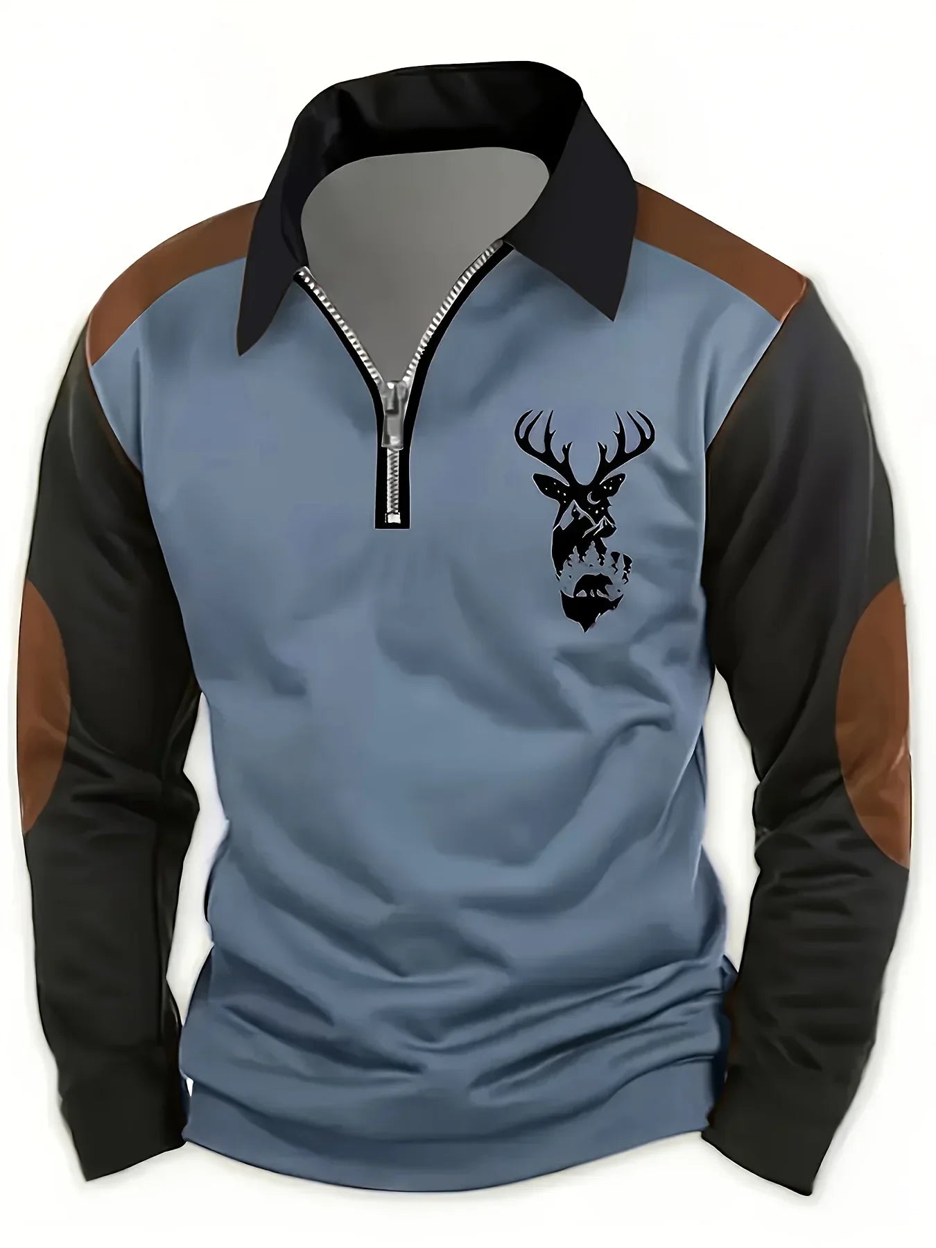 Men's Half Zip Pullover Sweater - VibreMode