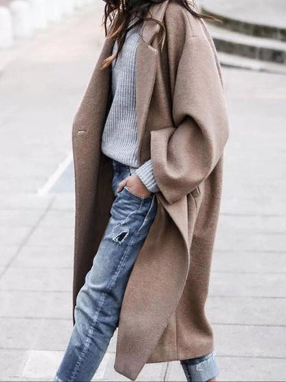 Women's Oversized Long Coat - VibreMode