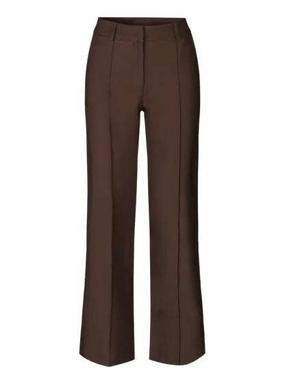Image of Rochelle | Women's High-Waisted Wide Leg Trousers