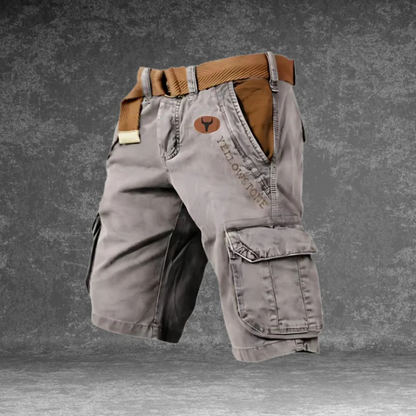 Men's Cargo Shorts Belted - VibreMode