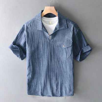 Image of Rory | Men's Camp Collar Short Sleeve Shirt