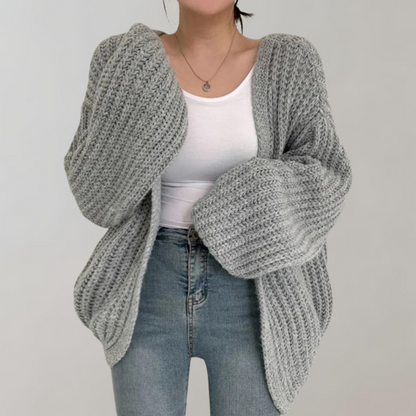 Image of Rose | Women's Oversized Open Front Cardigan