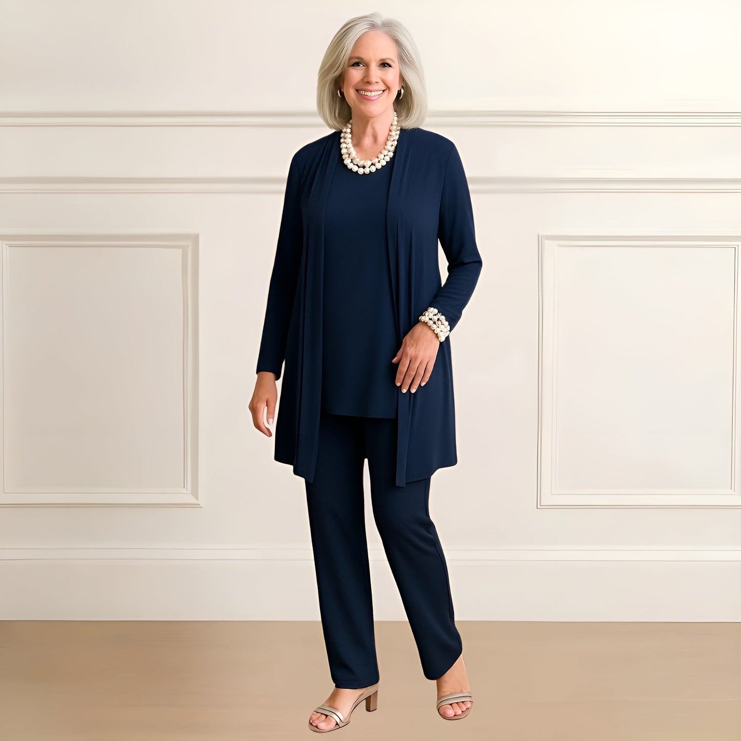 Cozy Cardigan Sweater Pants Set
