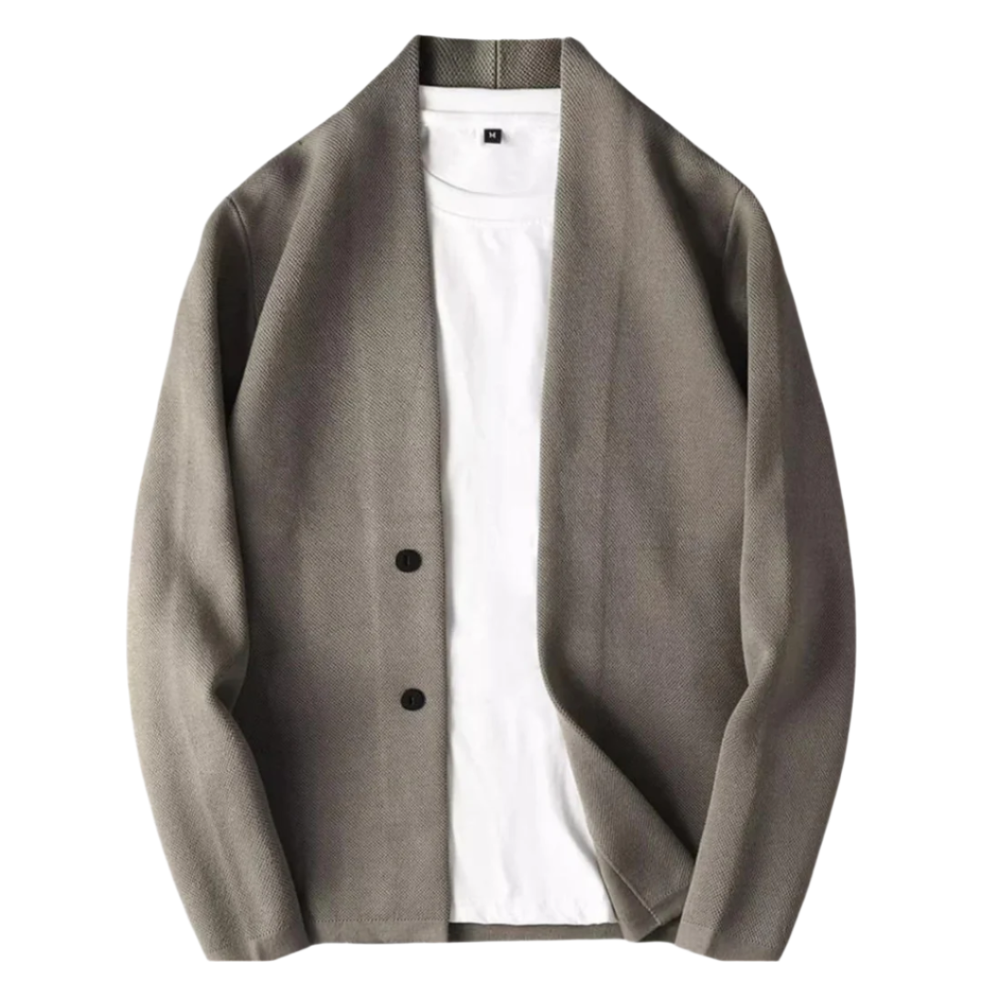 Men's Open Front Cardigan Sweater - VibreMode
