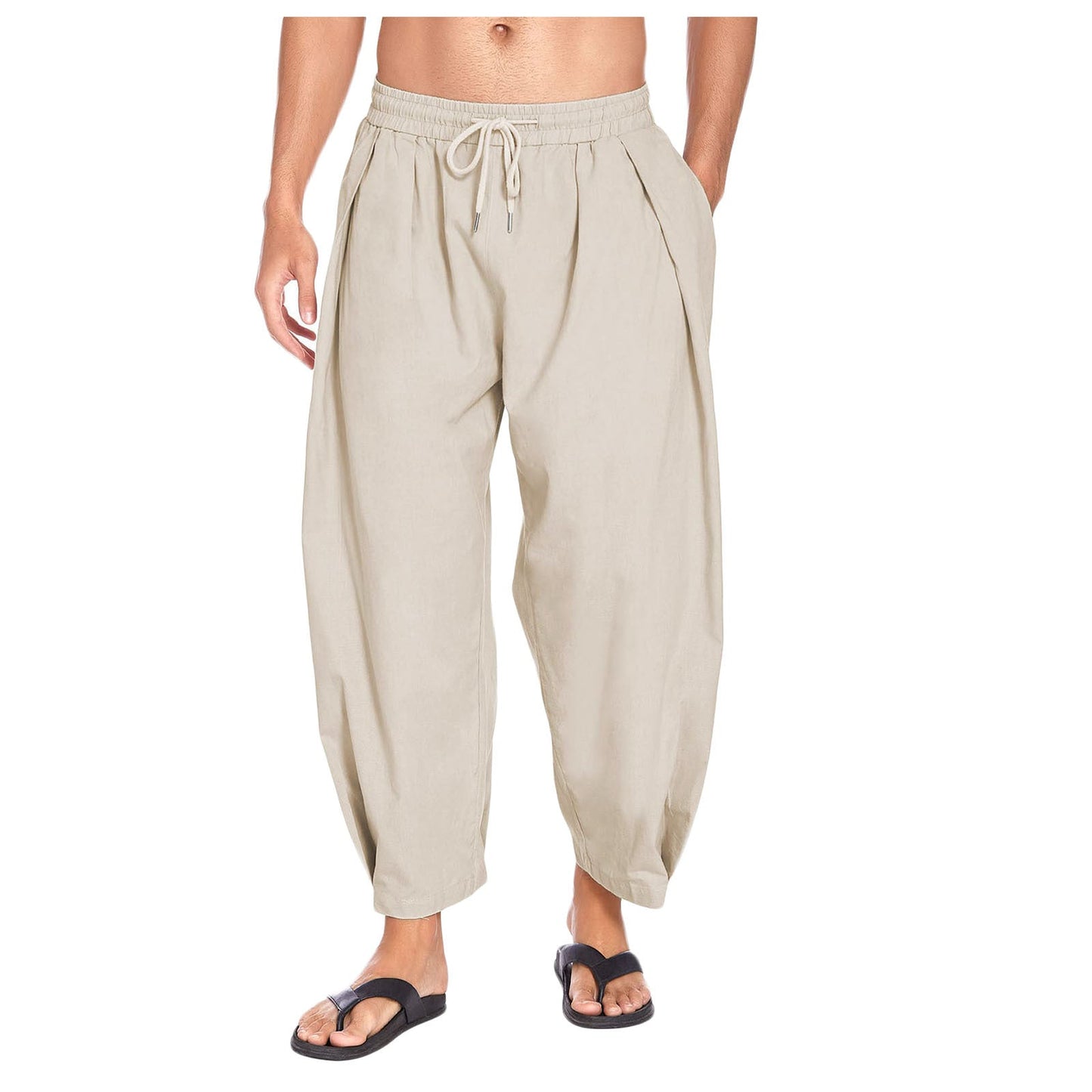 Men's Cropped Harem Pants Rudy - VibreMode