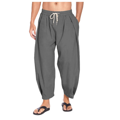 Rudy | Men's Cropped Harem Pants - Image 3