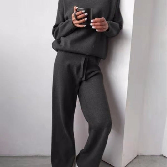 Women's Relaxed Fit 2 Piece Pants Set - VibreMode