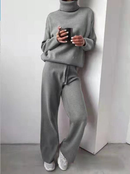 Women's Relaxed Fit 2 Piece Pants Set