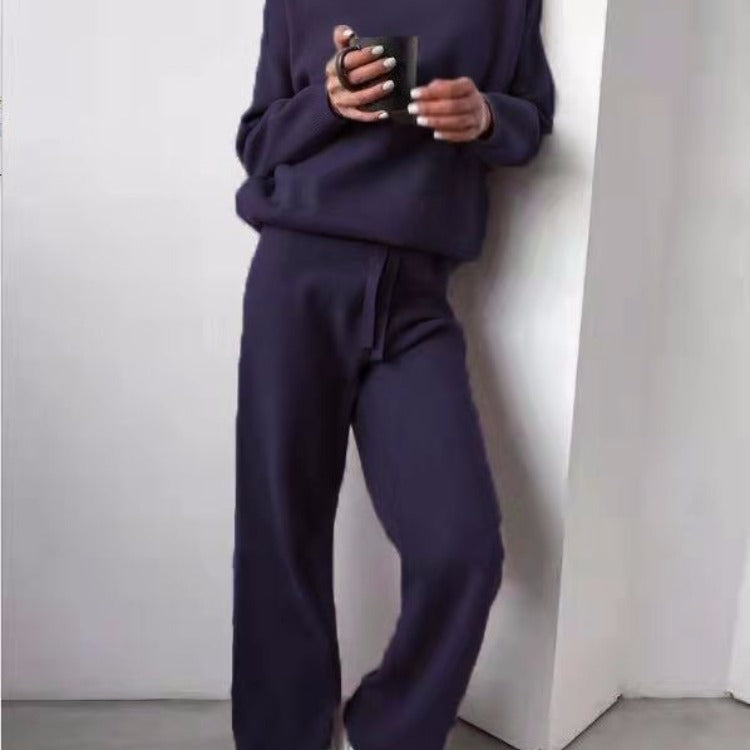 Women's Relaxed Fit 2 Piece Pants Set