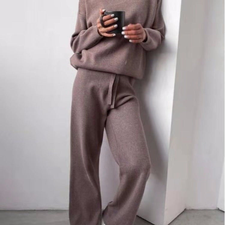 Women's Relaxed Fit 2 Piece Pants Set