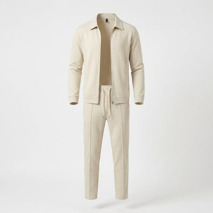 Men's Zip Up Jacket Suit Set - VibreMode